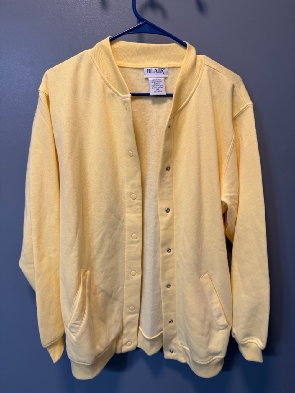 BLAIR vintage Women’s Onesize Yellow Snap-Front Jacket